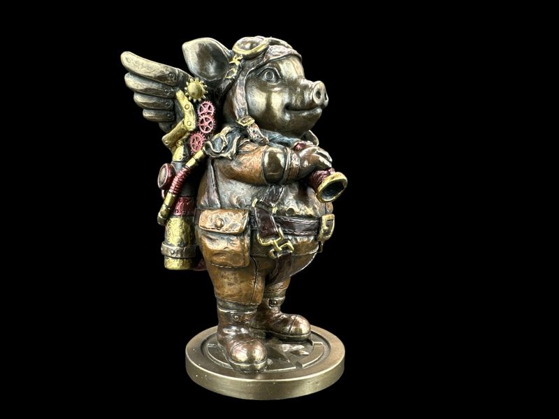 STEAMPUNK ŚWINIA PILOT VERONESE  (WU77522A4) zdjęcie 6