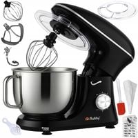 Robot Kuchenny Planetarny RUHHY 6,2L Wielofunkcyjny Mikser do Ciasta CZARNY