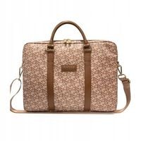Guess Torba GUCB15HGCFSEW 16" brązowy/brown GCube Stripes