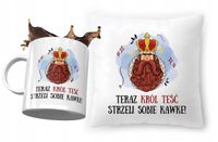 Zestaw Dla Teścia Poduszka + Kubek Prezent Z Nadrukiem Ze Zdjęciem