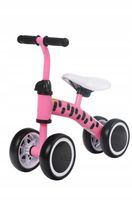 Dziecięcy rowerek biegowy Webben Zebra Różowy Jeździk dla dziewczynki