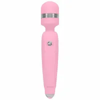 pillow talk cheeky pink - masażer z ergonomicznym uchwytem i ładowaniem usb