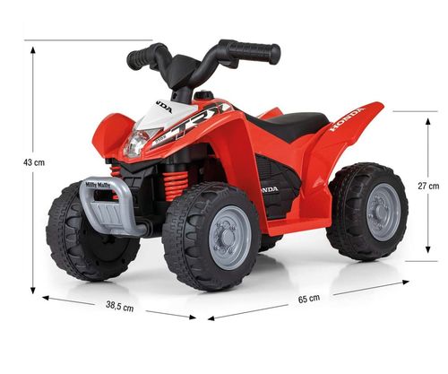 MILLY MALLY 4480 Pojazd na akumulator Quad HONDA ATV Red na Arena.pl