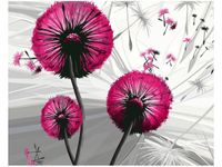 40CM 50CM OBRAZEK ŚCIENNY DMUCHAWCE AMARANCIE DRUK PŁÓTNO OBRAZ