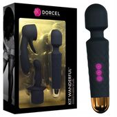 Wibrator z wymiennymi końcówkam, Dorcel.