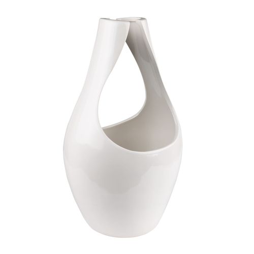 Wazon Doniczka Ceramiczna Osłonka biała 29 cm na Arena.pl