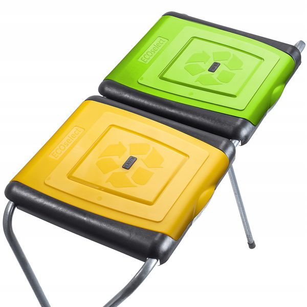 Kosz Stojak Na Worki Do Segregacji Śmieci 2x120L zdjęcie 3