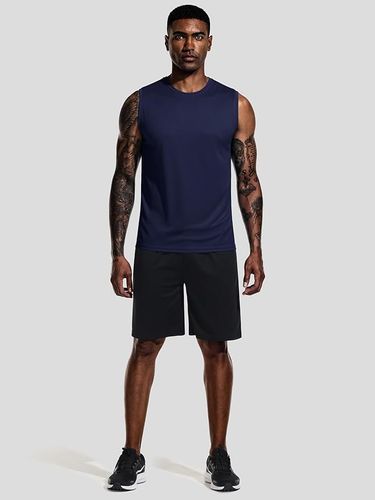 3 Męskich Tank Topów Szybkoschnący Oddychający Bez Rękawów na Siłownię na Arena.pl