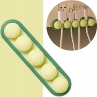 Samoprzylepny Organizer Do Kabli TSG-509 Przewodów Na Biurko Uchwyt 4 Sloty