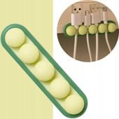 Samoprzylepny Organizer Do Kabli TSG-509 Przewodów Na Biurko Uchwyt 4 Sloty