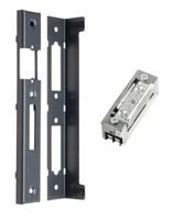 Kaseta + elektrozaczep do furtki 40x17 antracyt