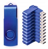 ZESTAW PENDRIVE 4 GB USB 2.0 FLASH DRIVE PAMIĘĆ 10 szt MemoRabbit niebieski