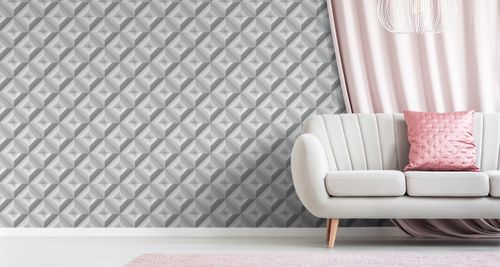 Tapeta Geometryczna Abstrakcja - Efekt 3D na Arena.pl