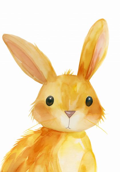 Plakat 70x100cm Słodki Zajączek zdjęcie 1