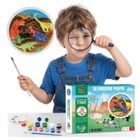 Dinozaury podstawa gipsowa do malowania Mały artysta Prezent dla Chłopca