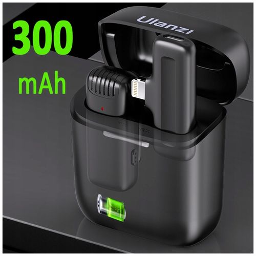 Pojemnościowy Bezprzewodowy Mikrofon Krawatowy ULANZI J11 Lightning na Arena.pl