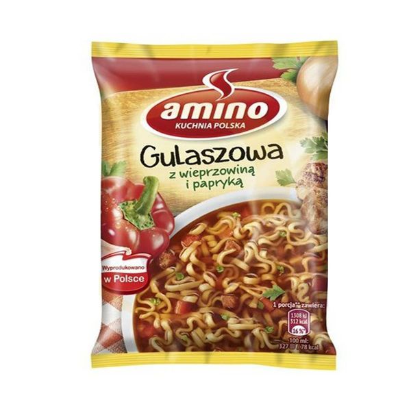 AMINO Zupa Błyskawiczna Gulaszowa 61g zdjęcie 1