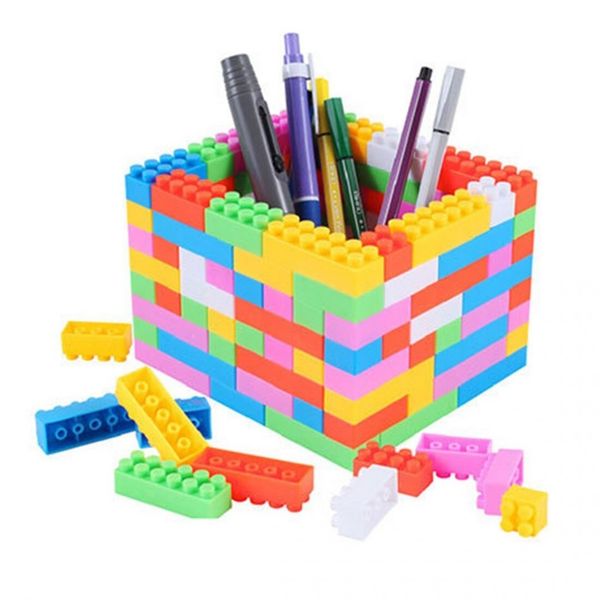 Klocki przestrzenne cegły edukacyjne BOX 240el zdjęcie 5