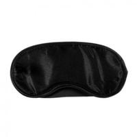 Czarna Satynowa Maska Na Oczy - Padded Blindfold