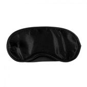 Czarna Satynowa Maska Na Oczy - Padded Blindfold