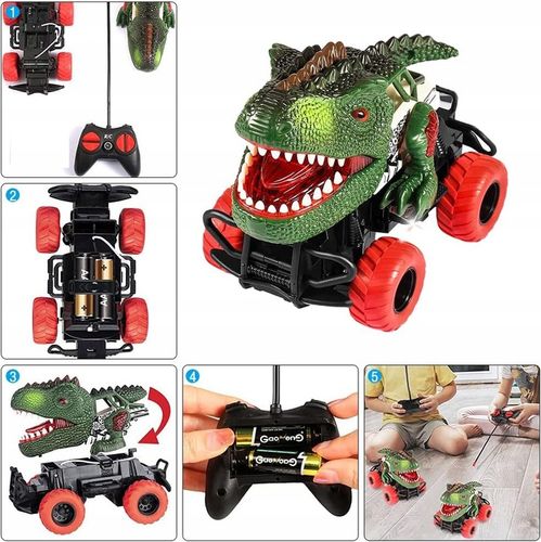 AUTO ZDALNIE STEROWANE SAMOCHÓD DINOZAUR RC LED na Arena.pl
