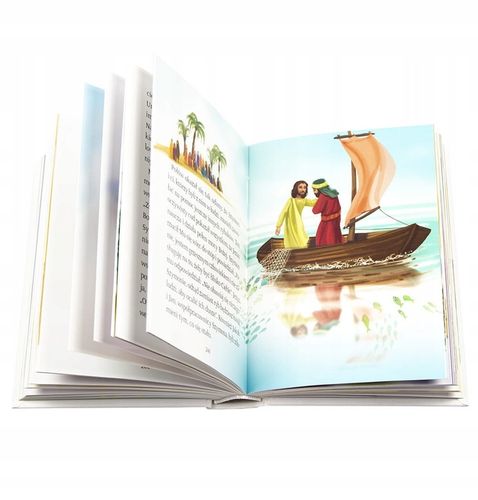 BIBLIA DLA DZIECI NA CHRZEST PAMIĄTKA CHRZTU PAMIĄTKA NA KOMUNIĘ Z GRAWEREM na Arena.pl