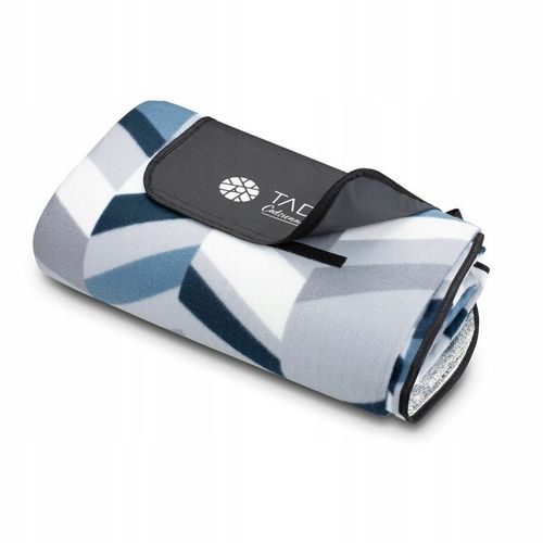 MATA KOC PIKNIKOWY Z TERMO IZOLACJA 200X200CM SZARO GRANATOWY na Arena.pl