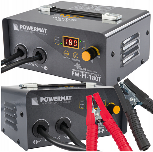 PROSTOWNIK AKUMULATOROWY INWERTOROWY Z ROZRUCHEM 180A 12/24 V PM-PI-180T na Arena.pl