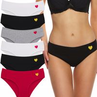Majtki figi damskie bawełniane seksowne zestaw wygodne mix kolorów