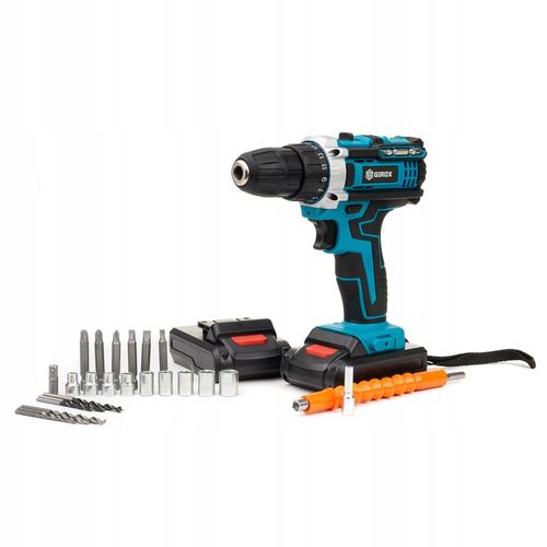 WIERTARKO-WKRĘTARKA AKUMULATOROWA 21V NIEBIESKA 2 AKUMULATORY 2.0Ah na Arena.pl