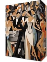 Obraz 20x30cm Bal w Art Deco