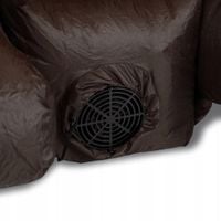 MIKOŁAJ DMUCHANY POMPOWANY ŚWIECĄCY OZDOBA SANIE