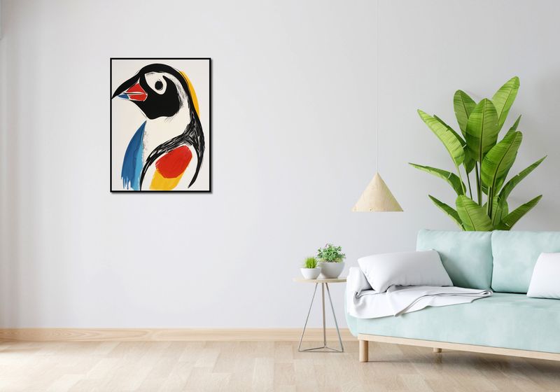 Plakat 60x80cm Portret Ptaka zdjęcie 4