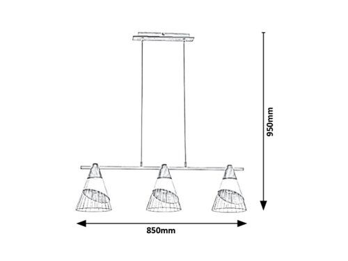 Lampa wisząca Isaac na Arena.pl