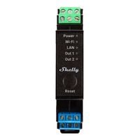 2-kanałowy przekaźnik na szynę din shelly pro 2pm wifi/lan