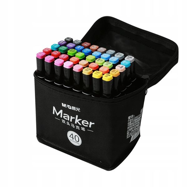Marker artystyczny alkoholowy dwustronny 40k zdjęcie 3