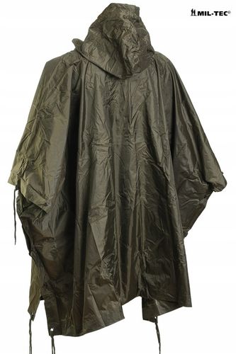 PELERYNA PRZECIWDESZCZOWA PONCHO Pałatka MIL-TEC RIP-STOP OLIVE +Gratis na Arena.pl