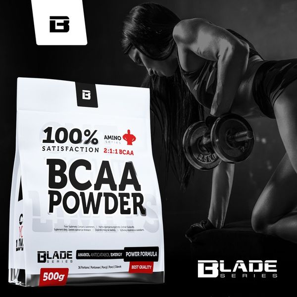 Hi TEC BLADE 100% BCAA Powder - 500g + GLUTAMINA zdjęcie 5