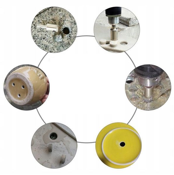 OTWORNICE WIERTŁA DIAMENTOWE DO GRESU PŁYTEK, GLAZURY, SZKŁA zdjęcie 5