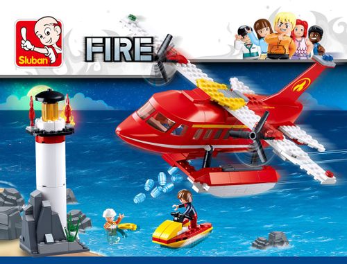 KLOCKI SLUBAN FIRE Straż pożarna Samolot strażacki 348 - B0629 na Arena.pl