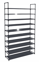 WYSOKI REGAŁ NA BUTY OBUWIE METALOWY ORGANIZER STOJAK SZAFA Z PÓŁKAMI 175cm