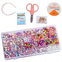 LT288 ZESTAW KORALIKÓW DO ROBIENIA BRANSOLETEK OPASEK