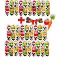 NOWY SMAK! 29x1KG Karma dla psa baton FIFI - 83% mięsa Z WARZYWAMI + GRATIS