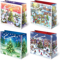 torebki ozdobne t-6l set s-46 christmas night 16 x 15,5 x 7cm