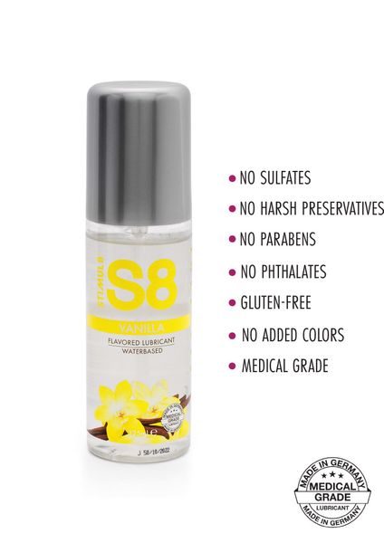 S8 Wb Flavored Lube 125Ml Vanilla zdjęcie 2