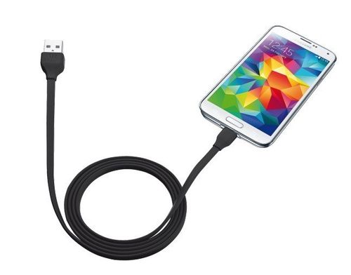 UrbanRevolt Flat Micro-USB Cable 1m - black na Arena.pl