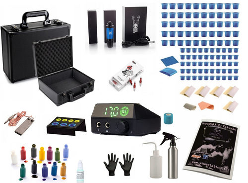 Zestaw Maszynka do tatuażu kartridże Loki Zero Blu na Arena.pl