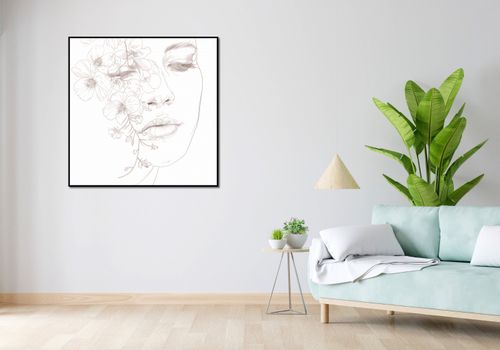 Plakat 100x100cm Kwitnąca Imersja na Arena.pl