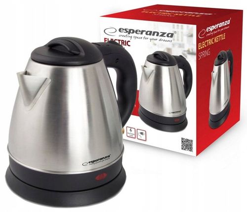 CZAJNIK ELEKTRYCZNY BEZPRZEWODOWY STALOWY 1L 1350W INOX MAŁY na Arena.pl