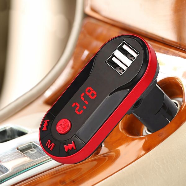 TRANSMITER FM BLUETOOTH ŁADOWARKA MP3 2XUSB SD LCD zdjęcie 9